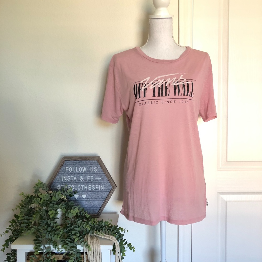Pink Vans tee